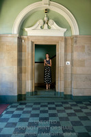 Jenny Colavito in John Bapst foyer